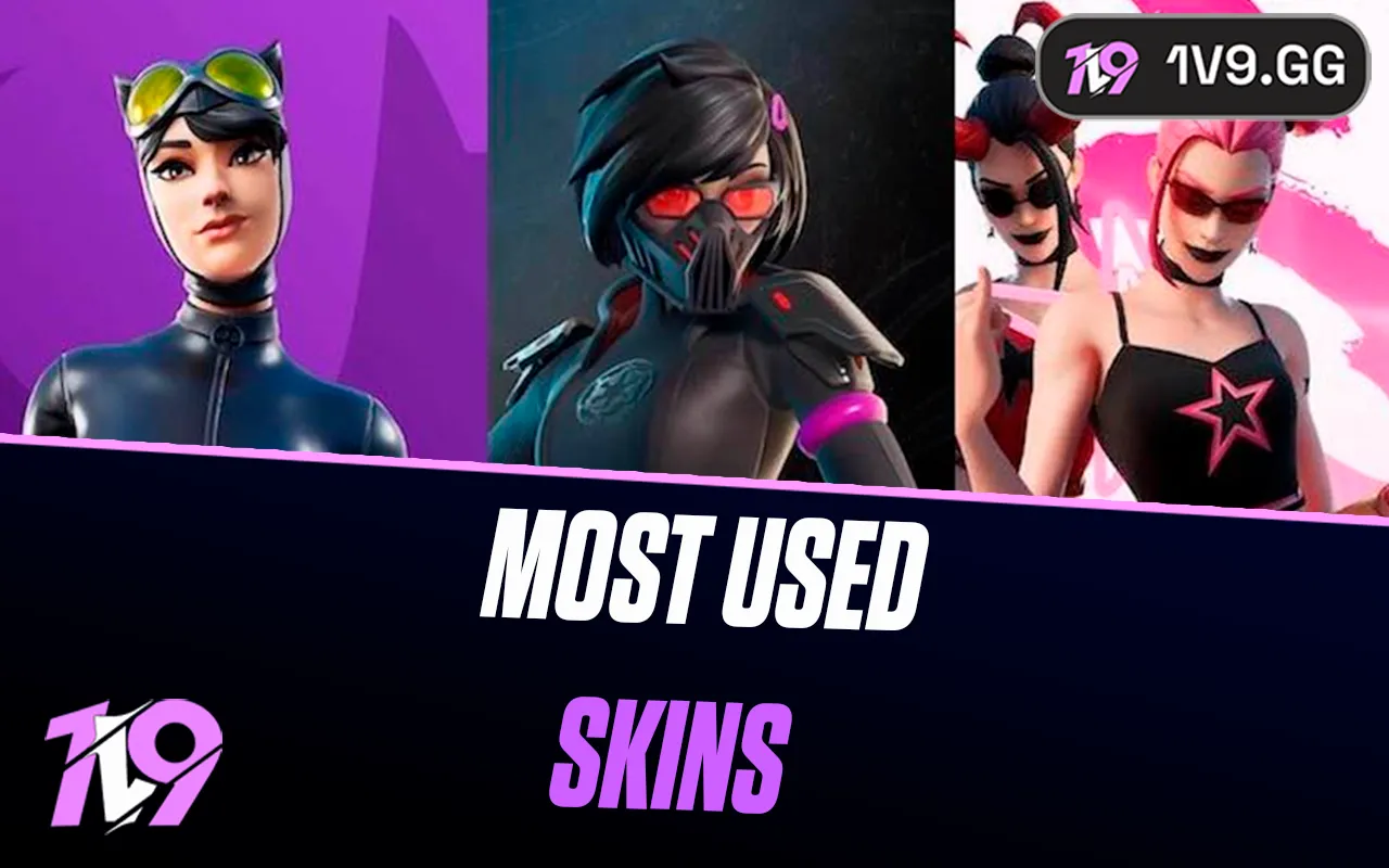 10 Most Used Skins In Fortnite